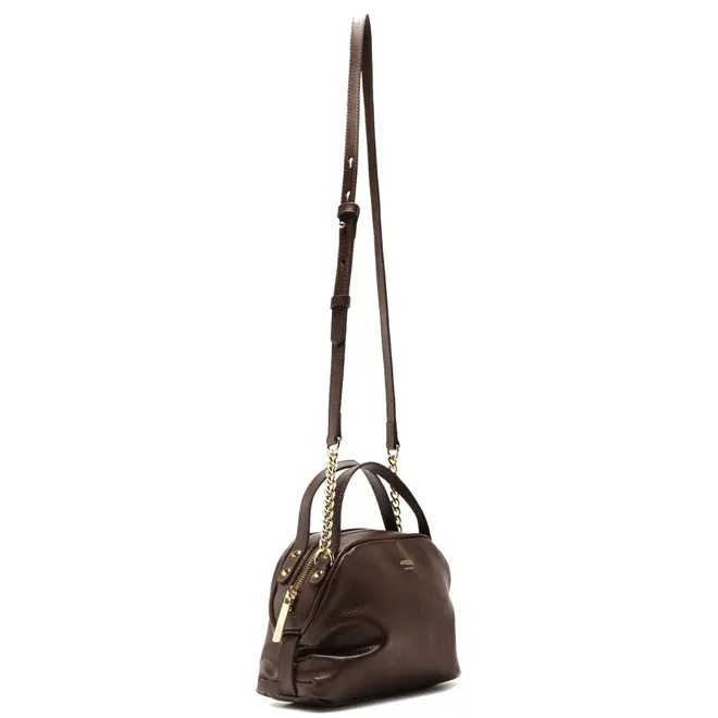 BOLSA PEQUENA AREZZO MARROM