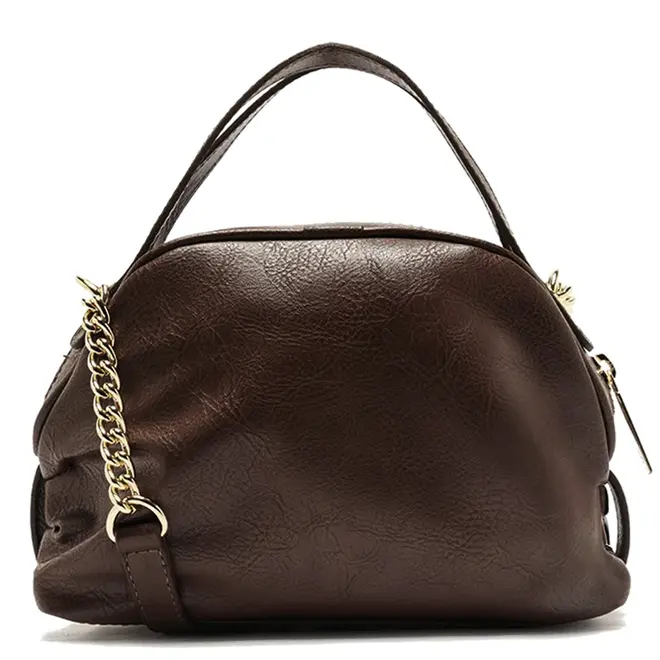 BOLSA PEQUENA AREZZO MARROM