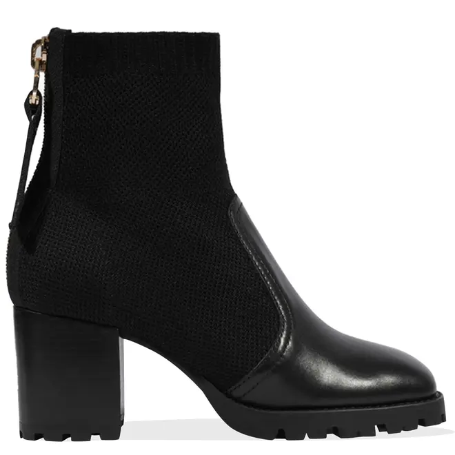BOTA SALTO BLOCO MÉDIO MARIÁ SCHUTZ PRETO
