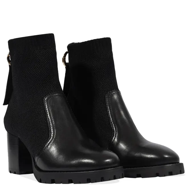 BOTA SALTO BLOCO MÉDIO MARIÁ SCHUTZ PRETO