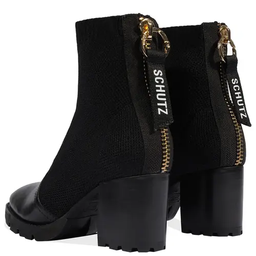 BOTA SALTO BLOCO MÉDIO MARIÁ SCHUTZ PRETO