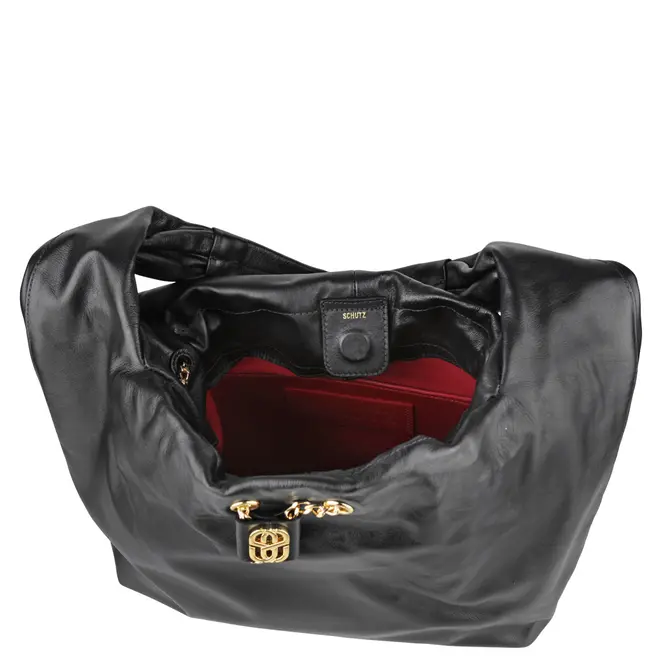BOLSA GRANDE HOBO SCHUTZ PRETO