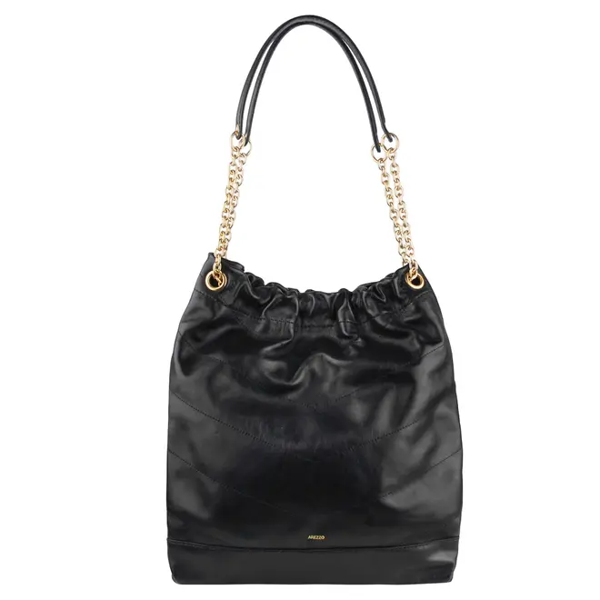 BOLSA MÉDIA HOBO AREZZO PRETO