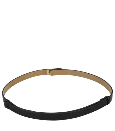 CINTO AJUSTÁVEL CROCO BENTANA PRETO