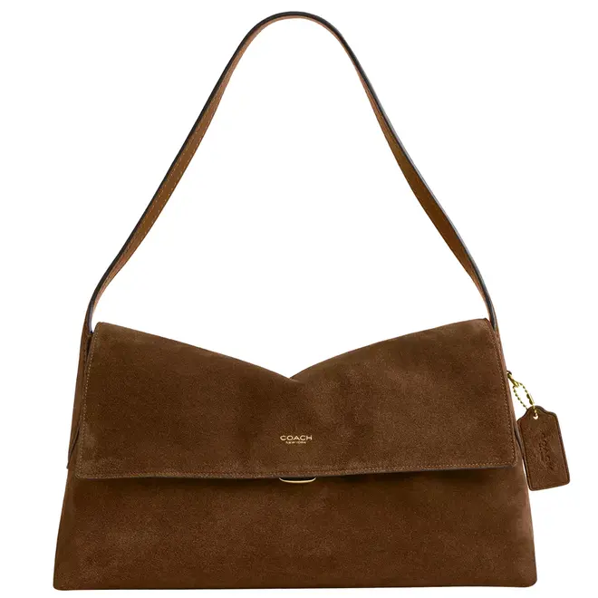 BOLSA COACH NEW YORK CHELSEA SHOULDER 36 MARROM