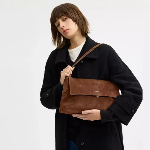 BOLSA COACH NEW YORK CHELSEA SHOULDER 36 MARROM