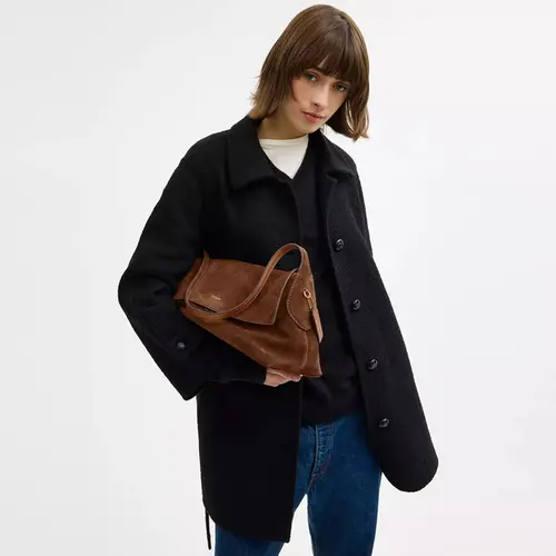BOLSA COACH NEW YORK CHELSEA SHOULDER 36 MARROM