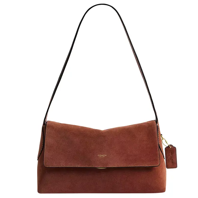 BOLSA COACH NEW YORK CHELSEA SHOULDER 30 MARROM
