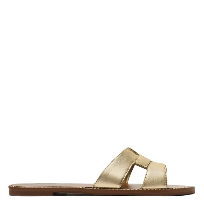 SANDÁLIA RASTEIRA AREZZO DOURADO