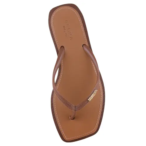 CHINELO BRIZZA SQUARE AREZZO MARROM