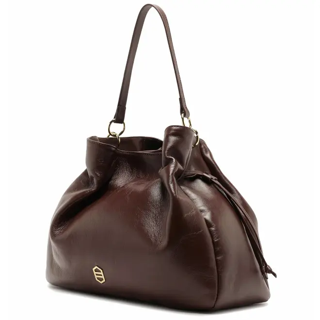 BOLSA HOBO GRANDE AREZZO MARROM