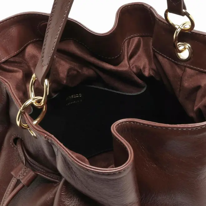 BOLSA HOBO GRANDE AREZZO MARROM
