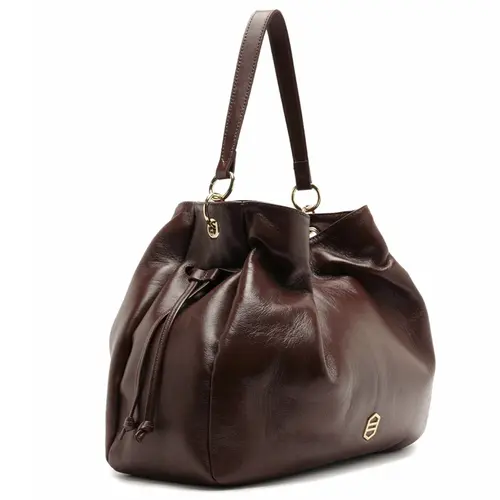 BOLSA HOBO GRANDE AREZZO MARROM