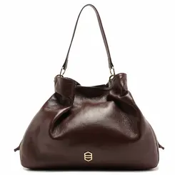 BOLSA HOBO GRANDE AREZZO MARROM