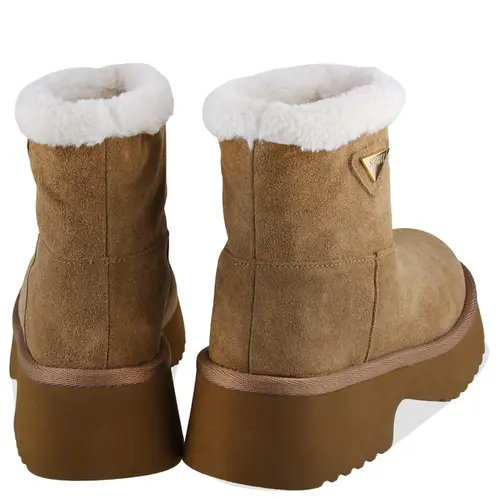 BOTA SALTO BAIXO IVY SCHUTZ MARROM