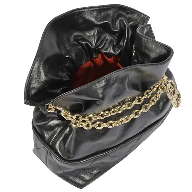 BOLSA MÉDIA BUCKET SAMMY SCHUTZ PRETO