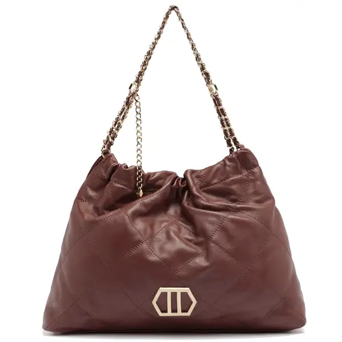 BOLSA HOBO GRANDE AREZZO MARROM