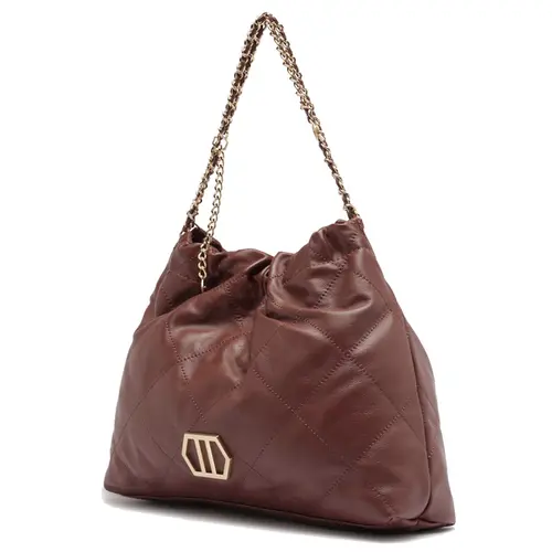 BOLSA HOBO GRANDE AREZZO MARROM