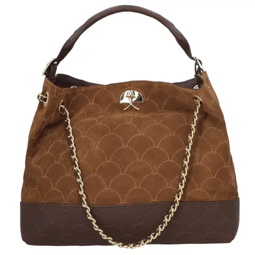 BOLSA GRANDE HOBO LUIZA BARCELOS CARAMELO