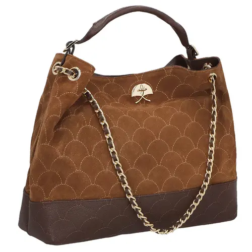 BOLSA GRANDE HOBO LUIZA BARCELOS CARAMELO