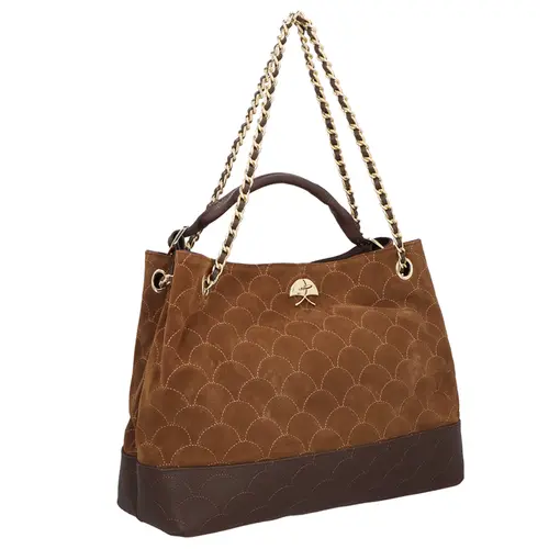 BOLSA GRANDE HOBO LUIZA BARCELOS CARAMELO