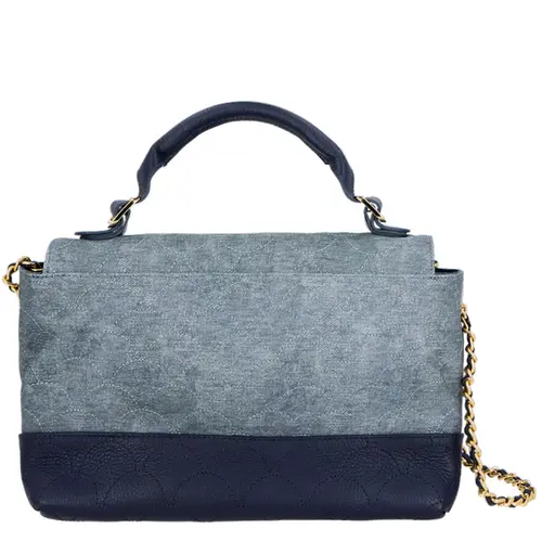 BOLSA MÉDIA JEANS LUIZA BARCELOS AZUL