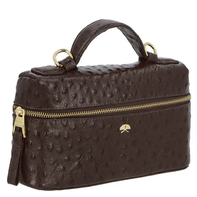BOLSA PEQUENA VANITY LUIZA BARCELOS MARROM