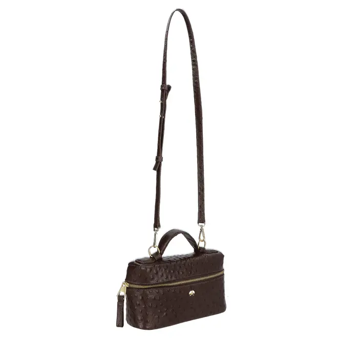 BOLSA PEQUENA VANITY LUIZA BARCELOS MARROM
