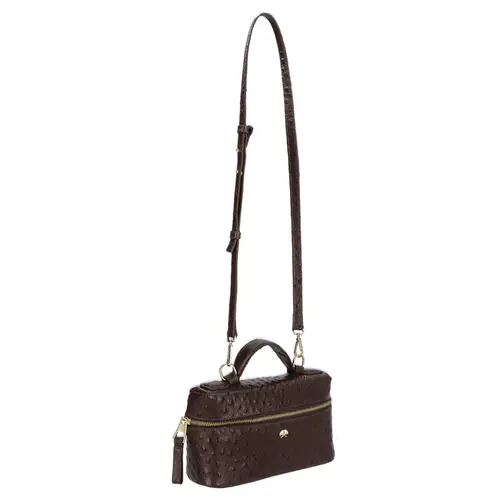 BOLSA PEQUENA VANITY LUIZA BARCELOS MARROM