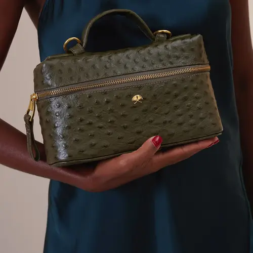 BOLSA PEQUENA VANITY LUIZA BARCELOS VERDE