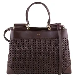 BOLSA MÉDIA TOTE TRESSÊ AREZZO MARROM