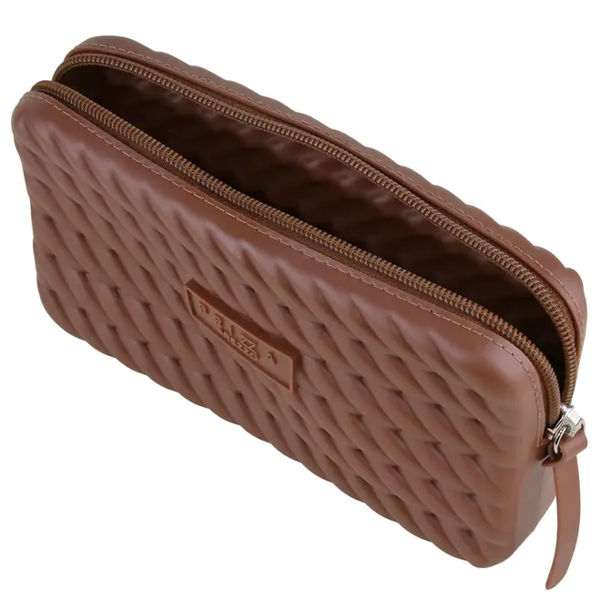 CLUTCH BRIZZA AREZZO MARROM