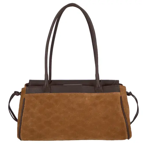 BOLSA MÉDIA LUIZA BARCELOS CARAMELO