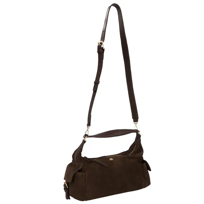 BOLSA MÉDIA UTILITÁRIA LUIZA BARCELOS MARROM