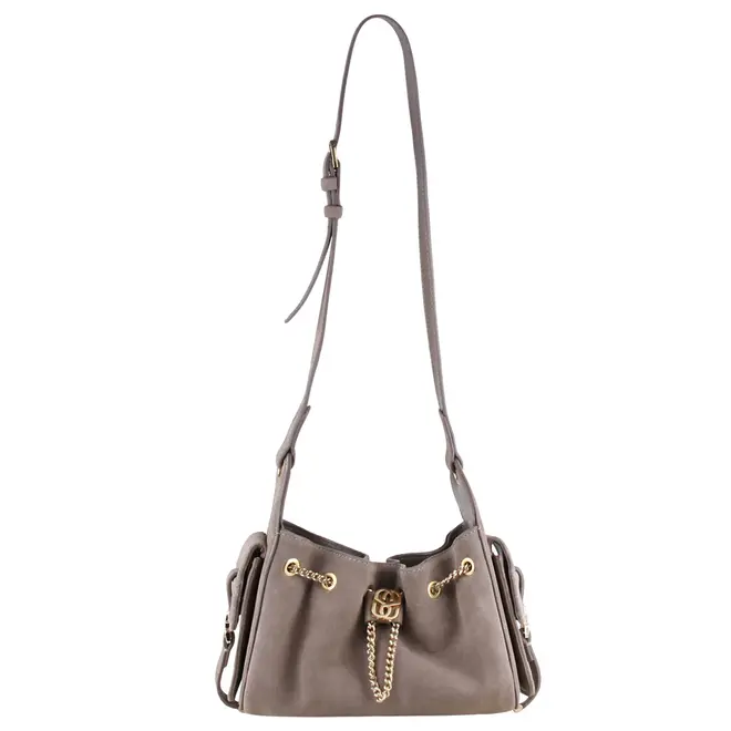 BOLSA MÉDIA LILIBETH SCHUTZ CINZA