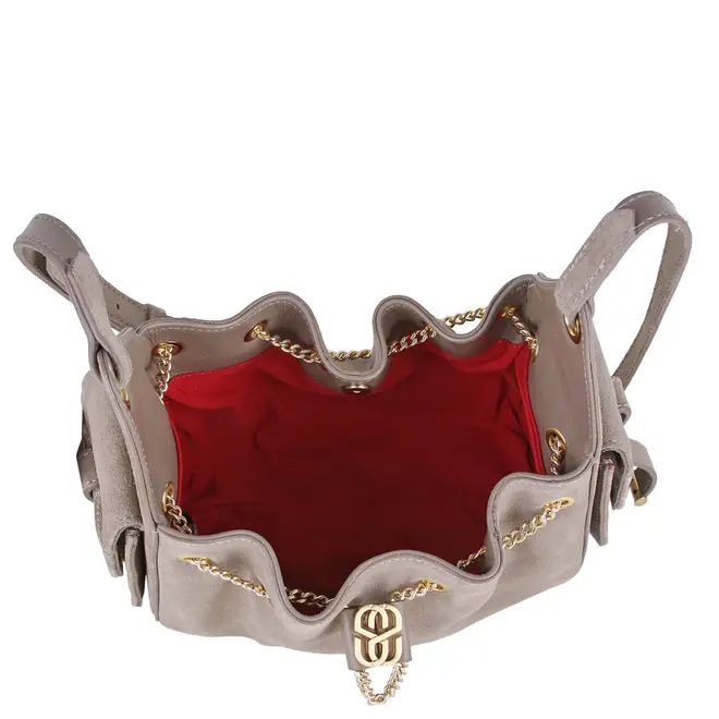 BOLSA MÉDIA LILIBETH SCHUTZ CINZA