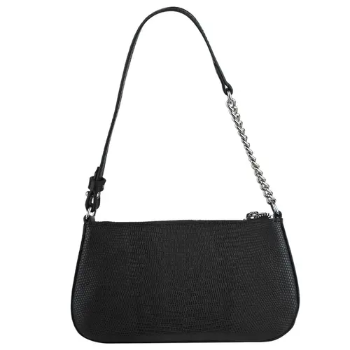 BOLSA PEQUENA CROCO TINA SCHUTZ PRETO