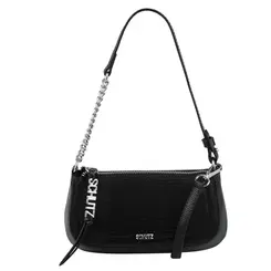 BOLSA PEQUENA CROCO TINA SCHUTZ PRETO