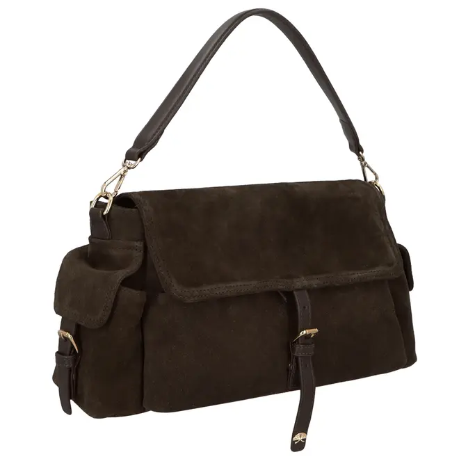 BOLSA GRANDE UTILITÁRIA LUIZA BARCELOS MARROM
