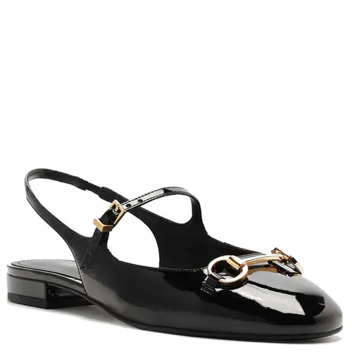 SAPATILHA BONECA SLINGBACK AREZZO PRETO