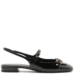 SAPATILHA BONECA SLINGBACK AREZZO PRETO