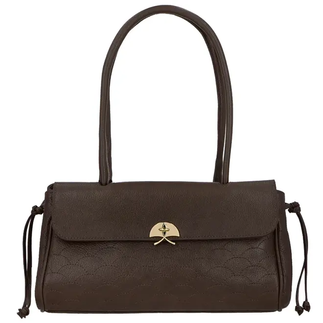BOLSA MÉDIA LUIZA BARCELOS MARROM
