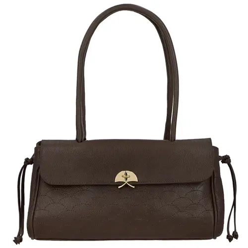 BOLSA MÉDIA LUIZA BARCELOS MARROM