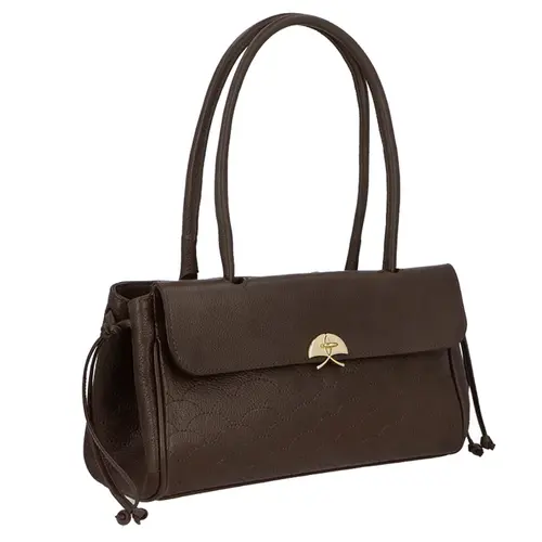 BOLSA MÉDIA LUIZA BARCELOS MARROM