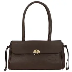 BOLSA MÉDIA LUIZA BARCELOS MARROM