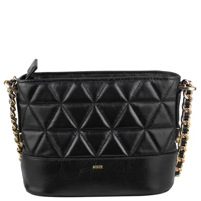 BOLSA MÉDIA HOBO 944 SCHUTZ PRETO