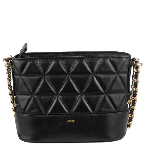 BOLSA MÉDIA HOBO 944 SCHUTZ PRETO