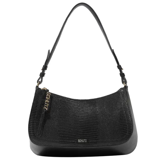 BOLSA MÉDIA TINA SCHUTZ PRETO