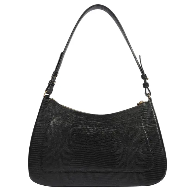 BOLSA MÉDIA TINA SCHUTZ PRETO