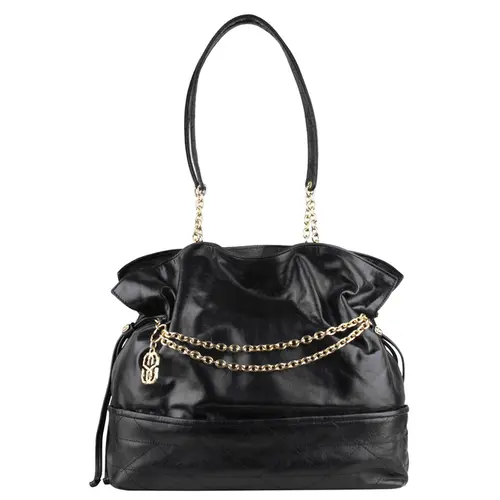 BOLSA MÉDIA SHOPPING SAMMY SCHUTZ PRETO